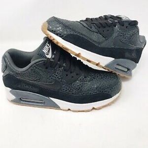RARE Nike Air Max 90 SAFARI BLACK SZ 6.5 Leather